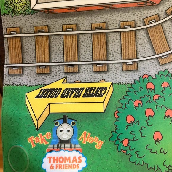 Thomas and Friends Play Mat Plastic/Vinyl Magnetic Corners Railroad Take Along - Picture 2 of 7